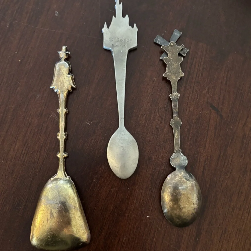 Silver Collectible Spoons Set of Three